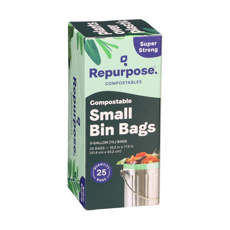 Repurpose 3 galones, 11 litros superfuertes, pequeñas bolsas de basura