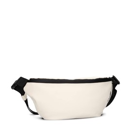 Zwei Unisex Cargo CAH55 Waist Bag 2 Litres (34 x 15 cm) Waterproof Durable Hydroflex Women's Men's Crossbody Bag with Adjustable Strap with Click Closure, off-white, Modern