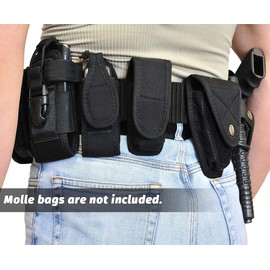 FAIRWIN Men's Tactical Belt, 2 Pack 1.5 Inch Military Tactical Belts for Men, Web Belt Nylon Belt - Work Tool Belt