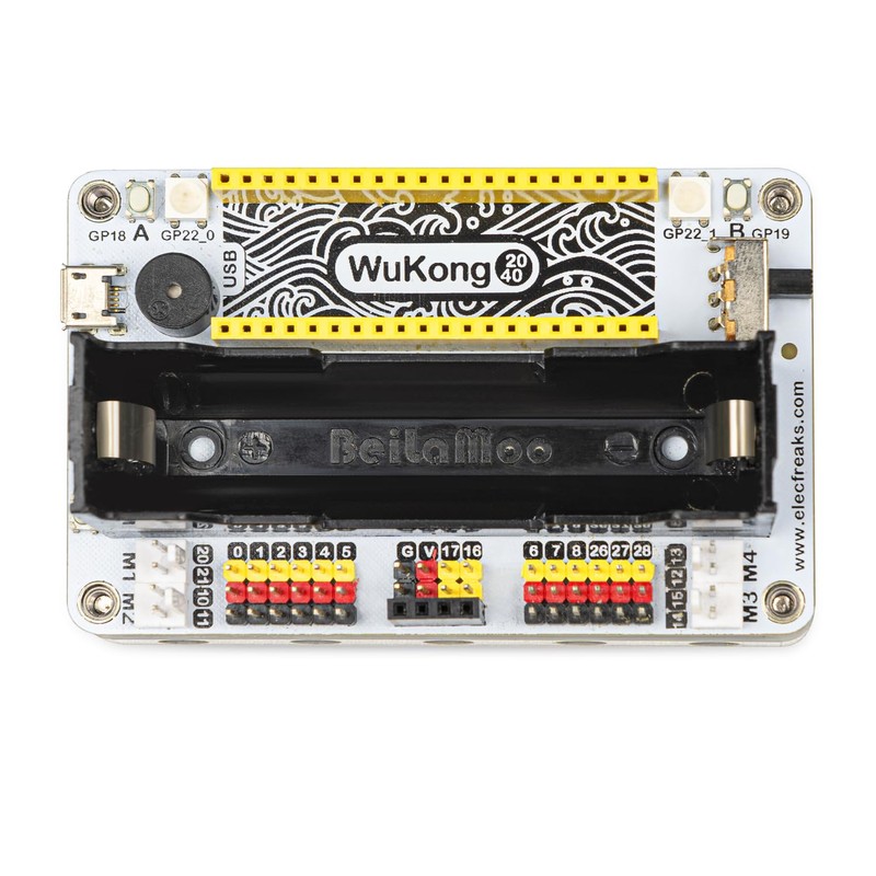ELECFREAKS Wukong2040 Expansion Board Adapter for Raspberry Pi Pico Breakout
