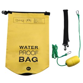 Amarine Made 2-in-1 Sand Anchor Bag 20L for Small Boats, Power Watercrafts, Canoes and Kayaks Dry Bag for Hiking, Camping, Water Sports, Kayaking, Boating, Surfing and Tubing