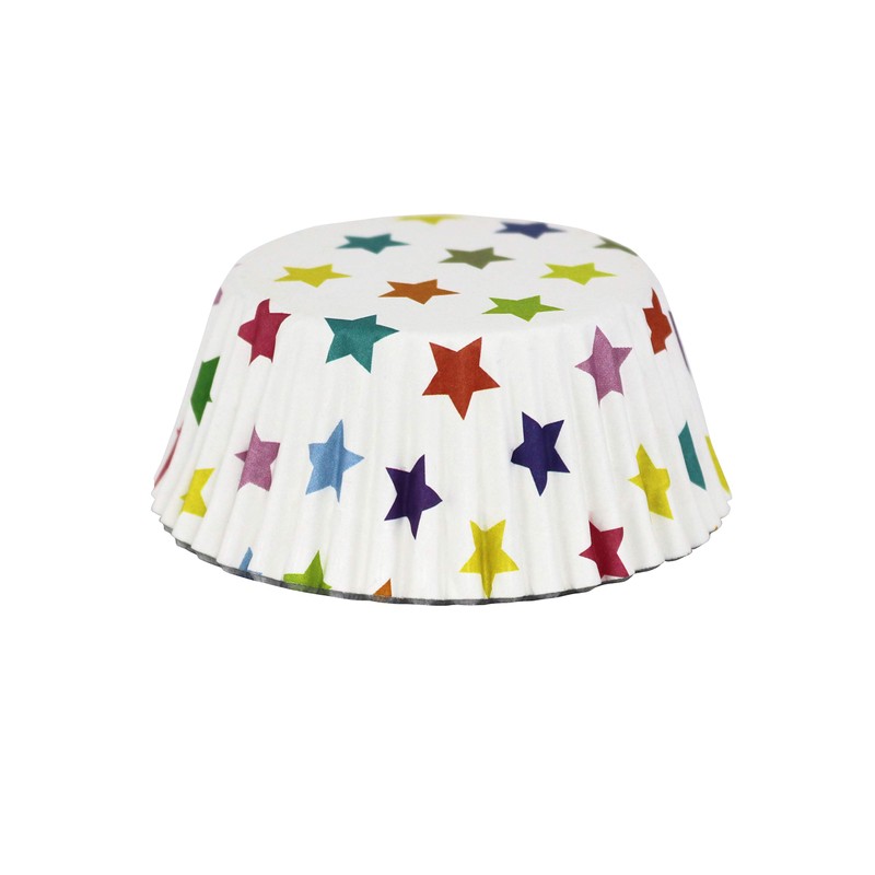 PME BC826 Stars Cupcake Cases, Foil Lined, Pk/30, Paper
