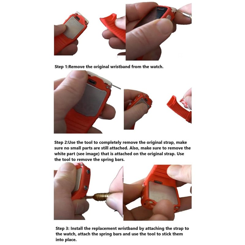 INF Silicone Watch Band Compatible with Polar M400 / M430,