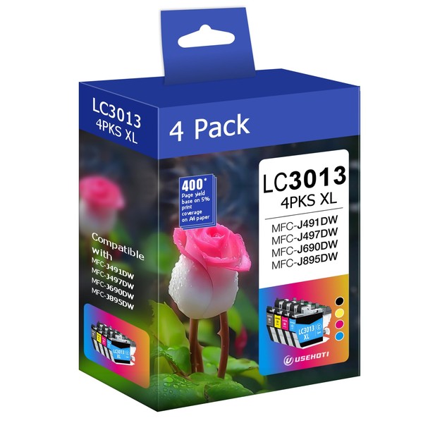 USEHOTI LC3013 Ink Cartridges High Yield Replacement for Brother LC3013XL