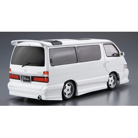 Aoshima Bunka Kyozai 1/24 The Tuned Car No. 25 Azmax KZH100 Hiace 1999 (Toyota) Plastic Model