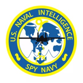 7" NAVAL INTELLIGENCE SPY VINYL STICKER DECAL