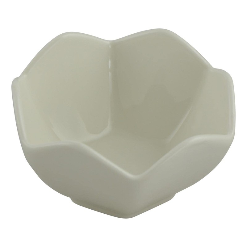 Whiteware 4 Bowl Ceramic Serving Set with Handle