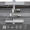 BRINKS Commercial - Heavy Duty Commercial Door Closer, Aluminum Finish