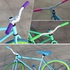 Bicycle Handlebar Grips - Colorful Rubber Mushroom Grips for BMX/MTB