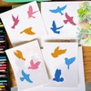 FINGERINSPIRE Flying Birds Painting Stencil 8.3x11.7inch Large Birds with Spreading