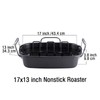 Cook N Home Nonstick Roasting Pan Bakeware Roaster with Rack,