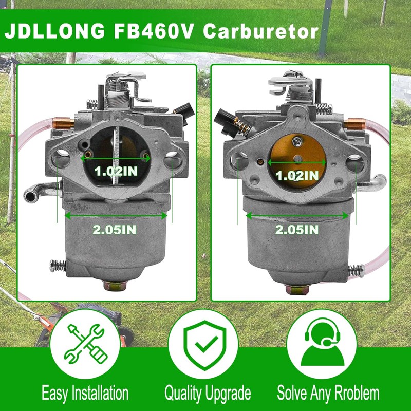 JDLLONG 15003-2796 Carburetor Fit for Kawasaki FB460V 4 Stroke Engine