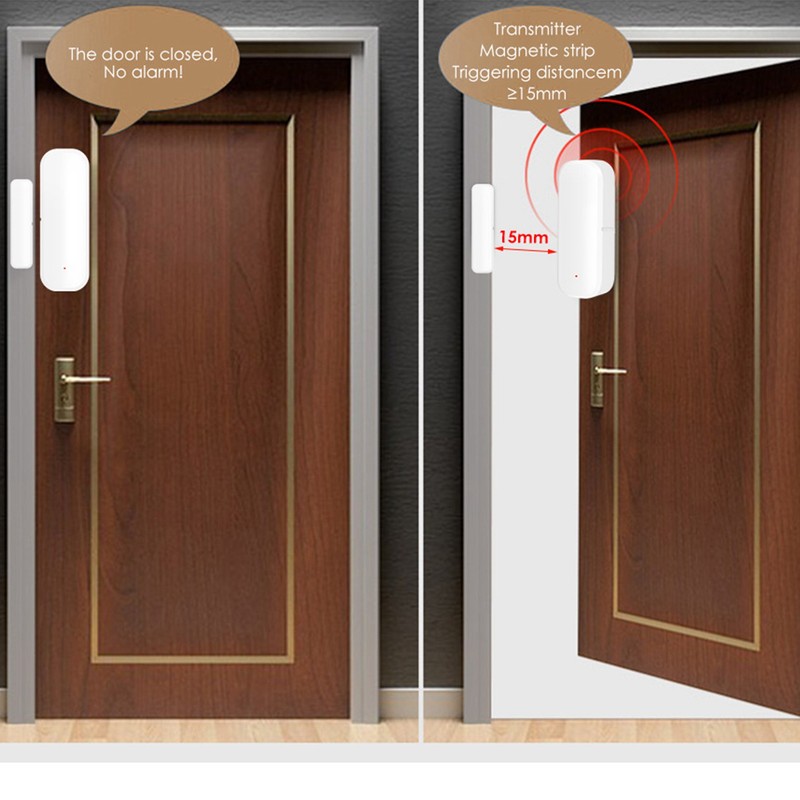Smart Door Window Sensor 2.4G WiFi Magnetic Open Close Detector