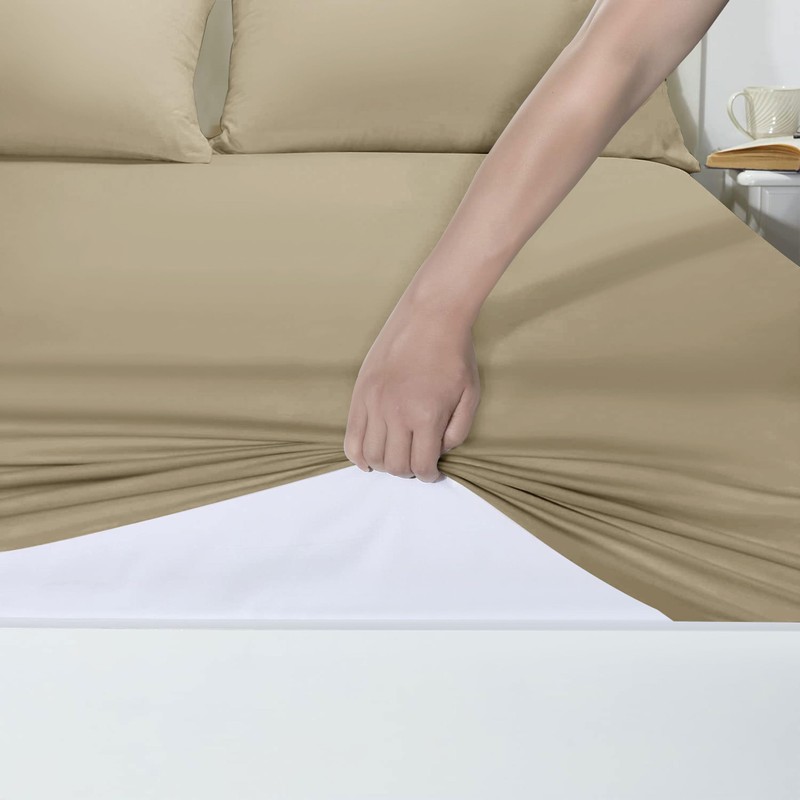 Yorkshire Bedding 25 Cm Fitted Bed Sheets - Super Soft