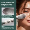 Set Brochas De Maquillaje 14 Piezas Profesional Y Verde