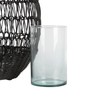 Bloomingville Black Rattan Glass Insert Lantern