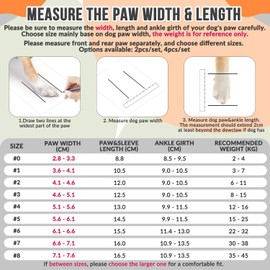 Eyein Dog Boots Paw Protector, Breathable Dog Boots for Injured Paws Waterproof, Dual Adjustable Washable Non-Slip Dog Shoes for Walking, Reflective Dog Shoes for Small Medium Large Dogs(2pcs)