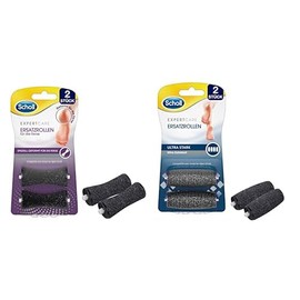 Scholl EXPERTCARE Ersatzrollen f√ºr die Ferse ‚Äì Nachf√ºller f√ºr die elektrischen Hornhautentferner von Scholl ‚Äì Mit Diamantpartikeln ‚Äì 2 Rollen & Velvet Smooth Ersatzrollen Ultra Stark ‚Äì 2 Rollen