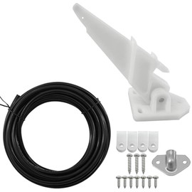 ISURE MARINE Boat Speedometer Pitot Kit,Universal Speedometer Kick-up Pilot Tube 80 MPH Speedometer Pilot Sea Portable Mini Tool Accessories,20 Ft PVC Tubing