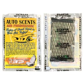 Individually Wrapped - Professional Car Air Freshener Pads - Remove Smells & Add Ambience (15 Per Pack) (Eclipse)