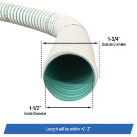 F.S.P 1-1/2 Fill Hose for RV Concession Fresh Water Tank - Marine, Boats, Campers, Trailer, RVs, Concession (5 Feet) FSP-1.5 0