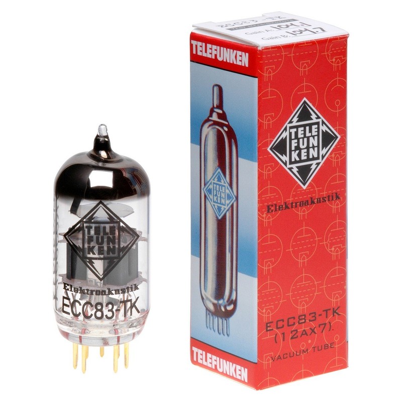 TELEFUNKEN Elektroakustik ECC Series ECC83-TK Pre Amp Vacuum Tubes