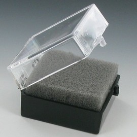 SHOP AWARDS AND GIFTS Plastic Hinged Lapel Pin Box - Pack of 20