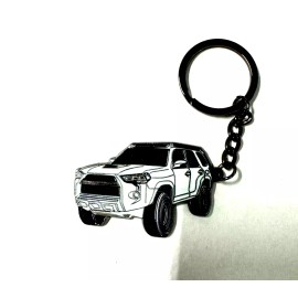 100% 4Runner Keychain 4 runner Accessories key chain WHITE   3rd 4th 5th gen