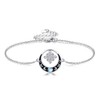 JERWLI Witch Knot Bracelet 925 Sterling Silver Witch Knot nudo