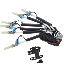 keuyyap Spider Fuel Injectors FJ503 Compatible with Chevy 96-14 & for GMC 96-13 & for Isuzu 97-00 & for Oldsmobile 96-01, 6 Cylinder Fuel Injector Assembly with Bracket Replace FJ10565 2173028