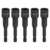HARFINGTON 5Pcs Magnetic Nut Driver 11/32" x 1/4" Quick Change