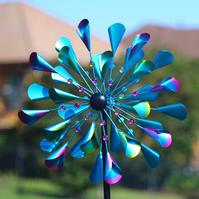 Decoroca Wind Spinner for Garden and Yard - 72" Large