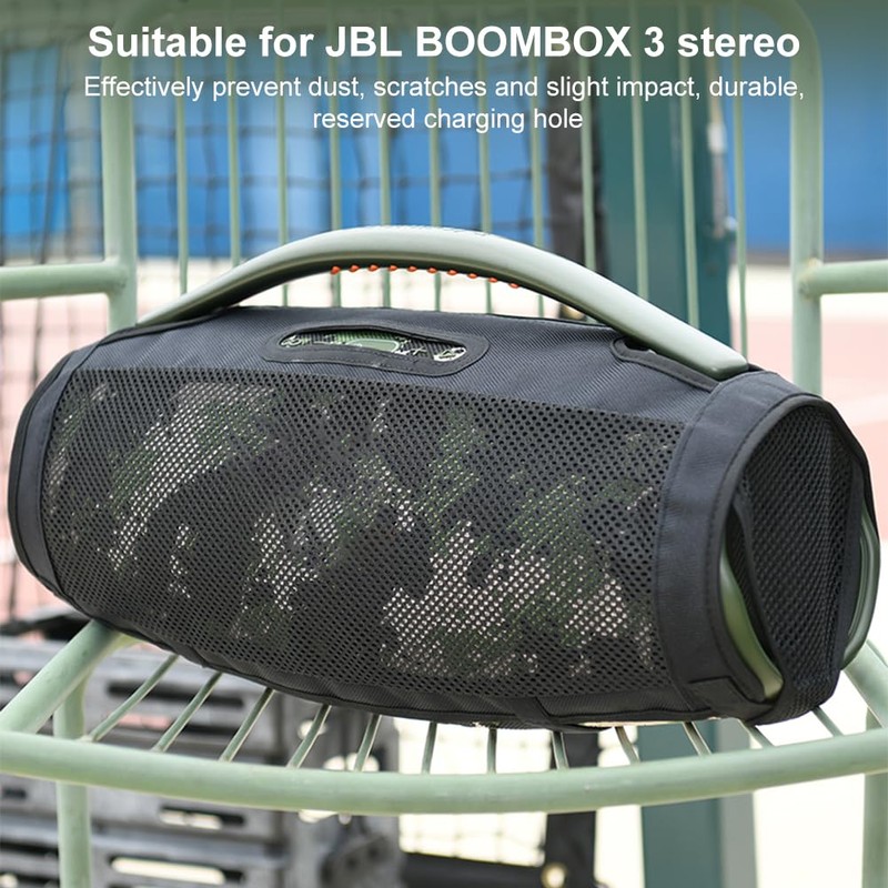 GETBSTOOP du-st Cover Case for J-B-L Boombox 3 Portable Speaker,