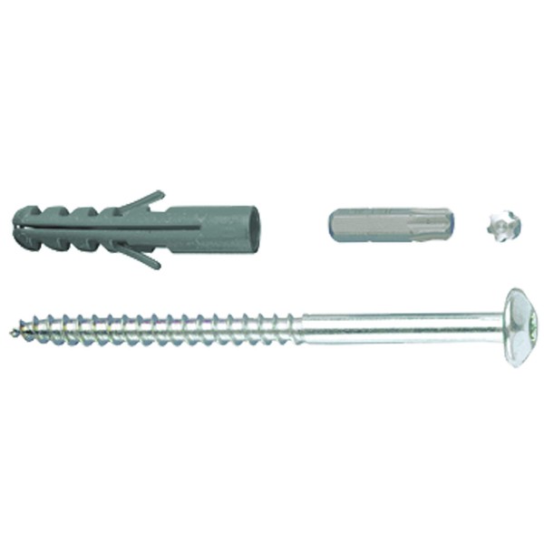 Gah-Alberts 554415 Screw Set for Attaching Window Bars 4-Piece Galvanised