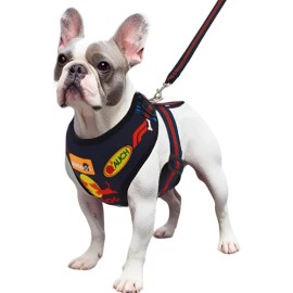 Arnés Pechera Ajustable Antitirones Para Perro Chico Mediano Redbull 3