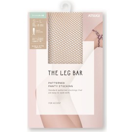 Atsugi FP7030 Women's Stockings The Leg Bar Fishnet Pattern, Black