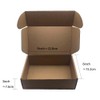 9x6x3 inch Shipping Boxes Pack of 25，Livejun Brown Corrugated Cardboard