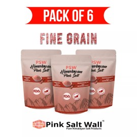 Pink Salt Wall Himalayan Pink Salt (Fine Grain) Pink Himalayan sea salt crystal salt - 6 Ibs