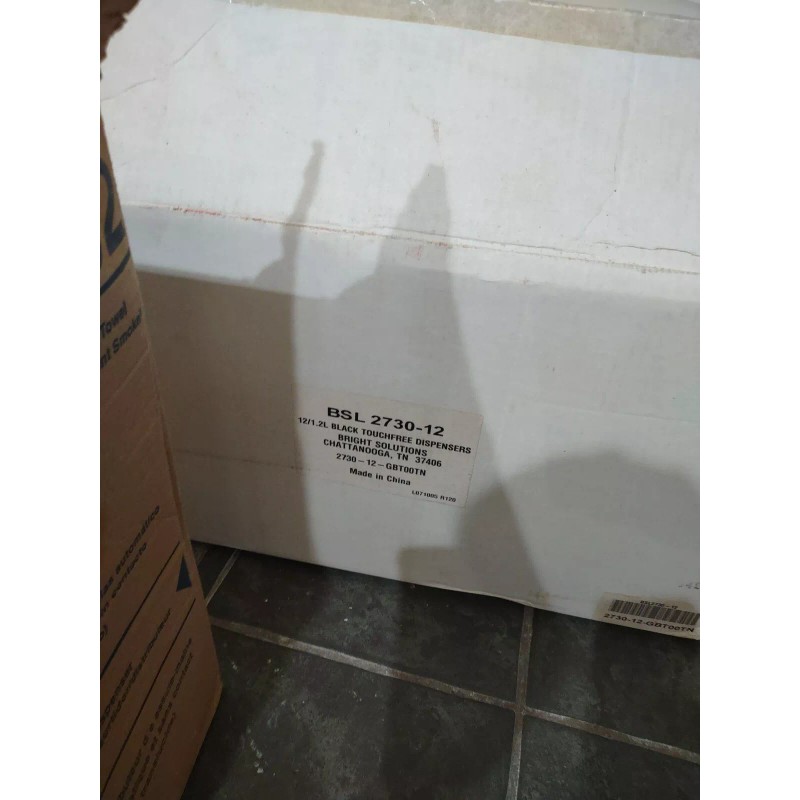 Bright Solutions 1.2L Commercial Automatic Soap Dispenser BSL-2730 12 NIB