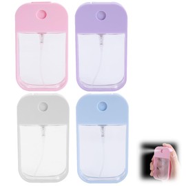 NHQZ 4Stück 45ml Sprühflaschen Kleine,Wiederverwendbar Mini Feinnebel Sprühflasche,für Parfüm, Körperpflege Flüssigkeit,Kosmetik
