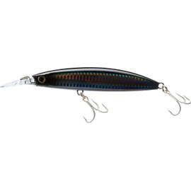 YO-ZURI Magspeed Sinking Salt Lure, 4.7 inches (120 mm), Color: Silhouette Black, Center of Gravity Movement
