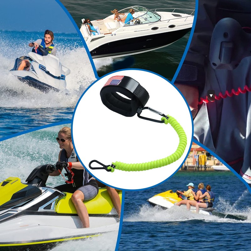 8M0092850 Boat Kill Switch Lanyard, Wrist Strap for Boat Outboard