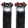 DURA-LIFT .218 x 2" x 31" Torsion Garage Springs (White,