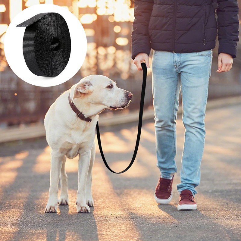 FcaecY 5.4 Metres Nylon Webbing Strap 25mm, Backpack Straps Heavy