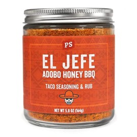 PS Seasoning El Jefe- Adobo Honey Seasoning, Adobo All Purpose Seasoning Dry Rub for Tacos, Chicken, Pork, Beef- Adobo Seasoning for Cooking