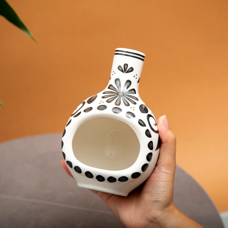 MOUGIGI Handcrafted Palo Santo Holder Ceramic Incense Burner - Compact