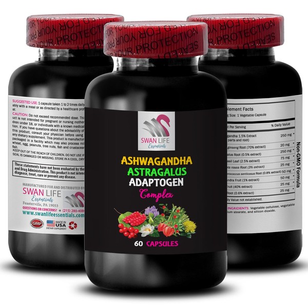 ADAPTOGEN Supplements - eleutherococcus Root Daily dose, Astragalus Natural Tablets,