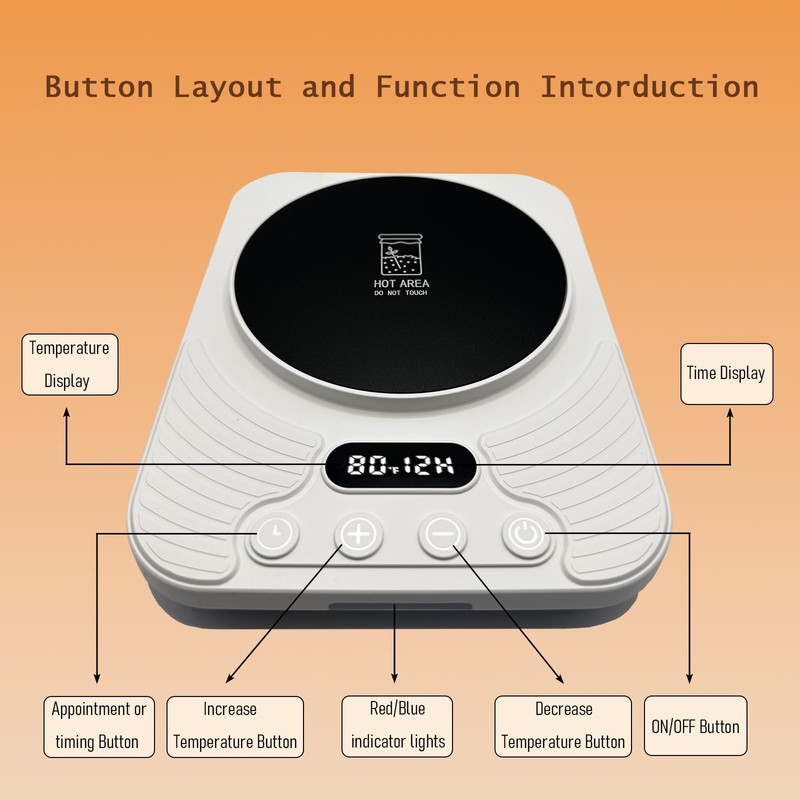 2025 Upgrade Sourdough Starter Warmer，Temperature Control Range 70°F-110°F, Accurate to