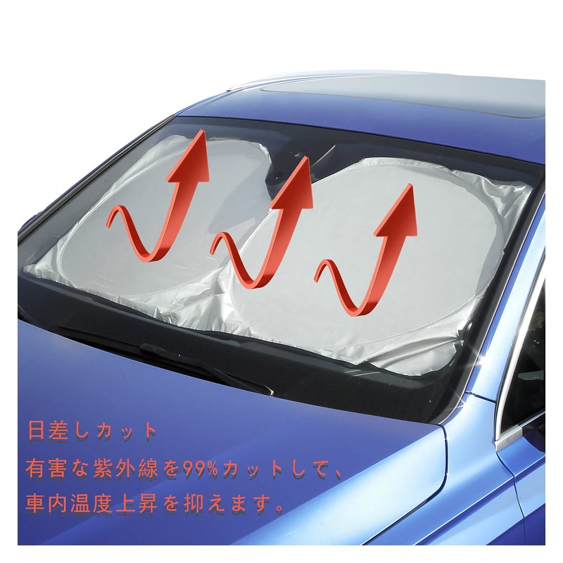KEGILUH Front Sun Shade for Suzuki Solio & Bandit MA46S
