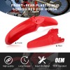 M MATI Red Plastic Mud Guard for 2004-2008 Honda CRF80F